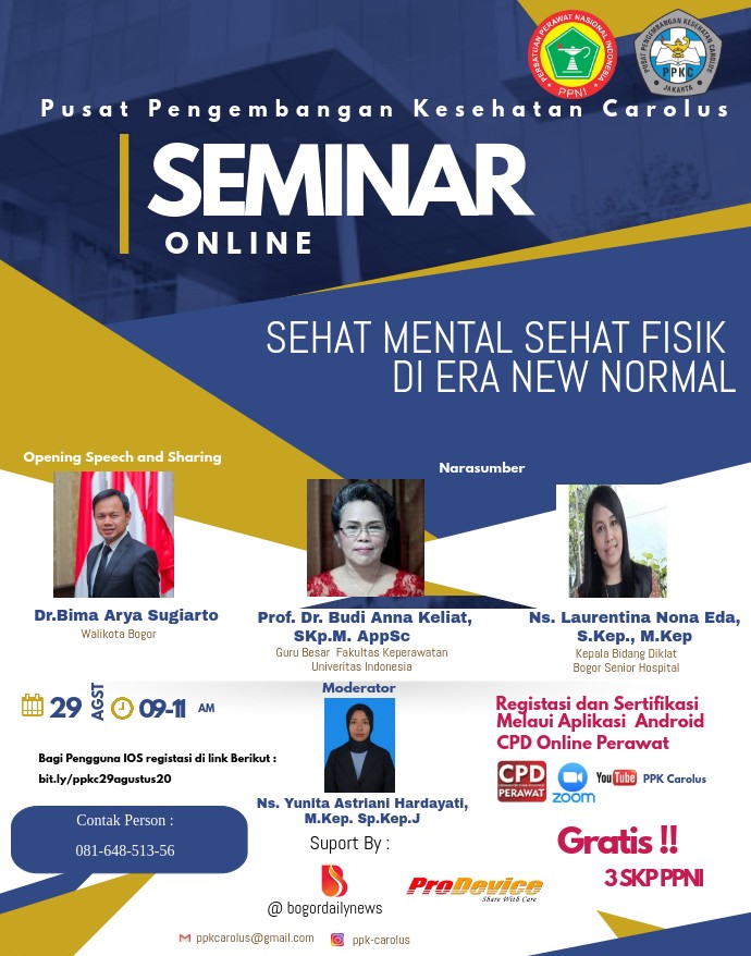 Pagi Ini Bima Arya Akan Buka Seminar Online Pusat Pengembangan Kesehatan Carolus