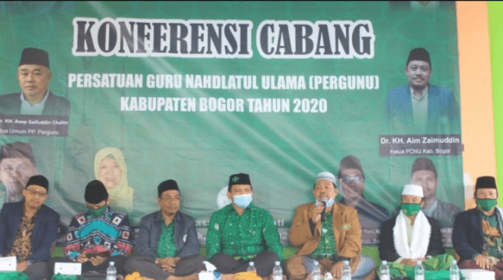 Aklamasi, Bunda Ade Pimpin Persatuan Guru NU Kabupaten Bogor