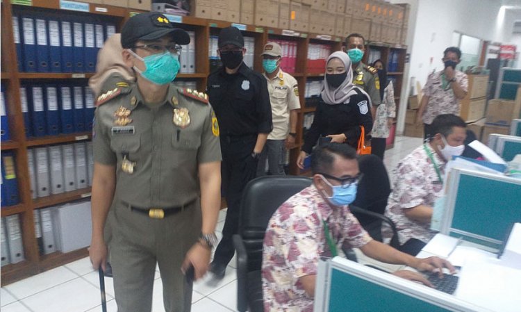 Banyak ASN Tertular Covid-19, Satpol PP Gesit Razia Kantor Pemerintahan