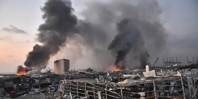 Saat Terjadi Ledakan Dahsyat di Beirut Satu WNI Terluka