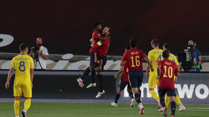 UEFA Nations League: Spanyol Berhasil Kalahkan Ukraina 4-0