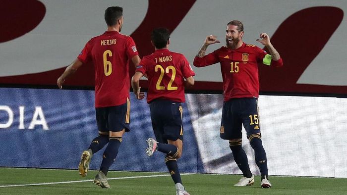 Ramos Menyamai Rekor Gol Di Stefano Bersama Spanyol