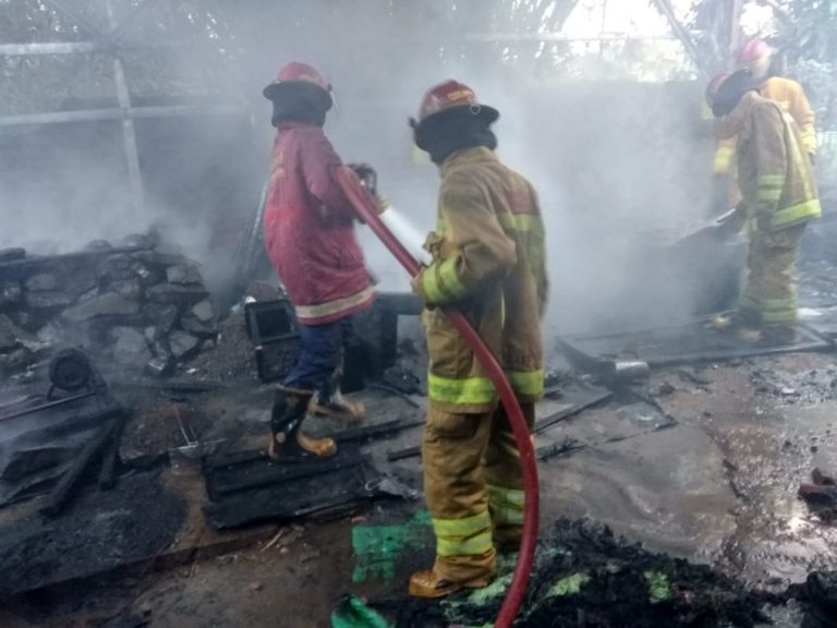Kebakaran di Megamendung-Puncak, Pabrik Kembang Goyang Ludes
