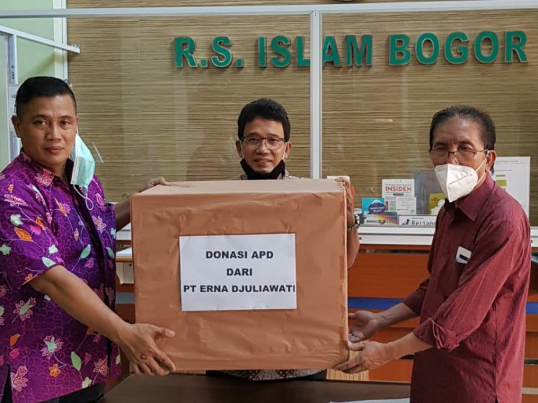 RS Islam Bogor Diguyur Bantuan APD dari PT. Erna Djuliawati