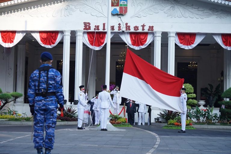 Peringatan HUT RI ke-75 Tingkat Kota Bogor, Tetap Lengkap Dan Khidmat Di Masa Pandemi