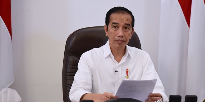 Jokowi Rapat Virtual soal Undang undang Omnibus Law