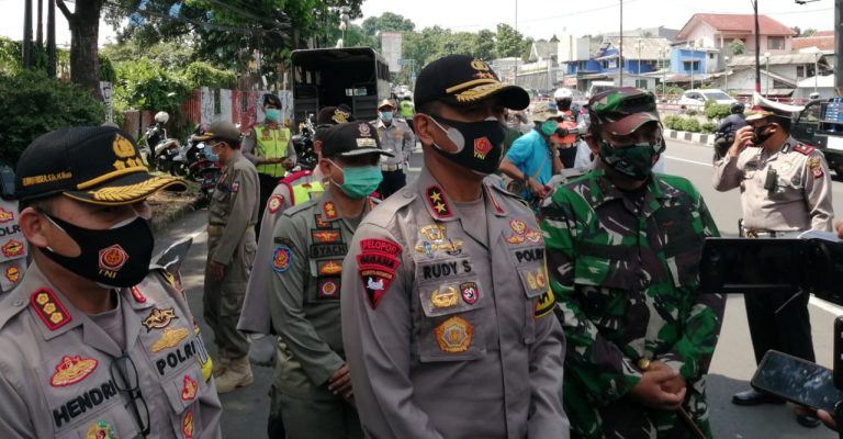 Kapolda Jawa Barat Pimpin Operasi Yustisi di Kota Bogor