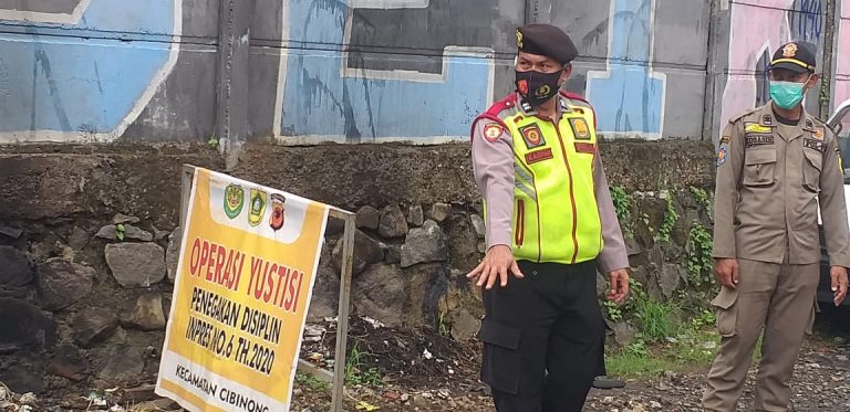 Putus Jaringan Penularan Covid-19, Polsek Cibinong Fokus Operasi Yustisi