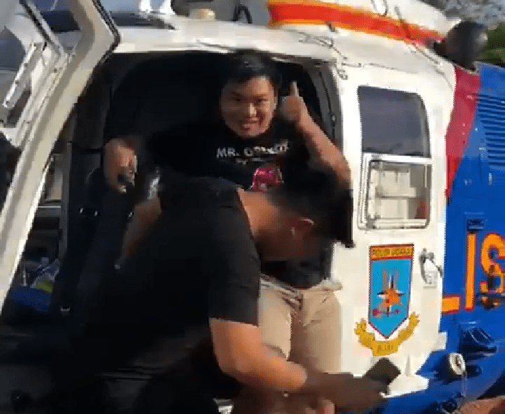 Viral, Helikopter Polri Dipakai Jalan-jalan. Nih Videonya!