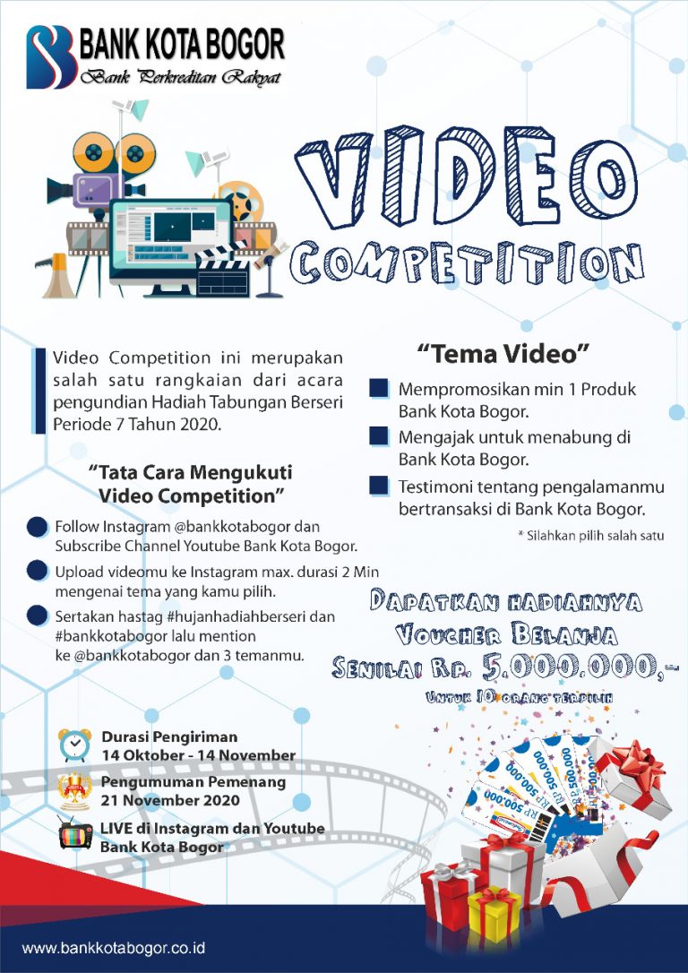 Bank Kota Bogor Buka Kompetisi Video, Dapatkan Voucher Belanja Gratis