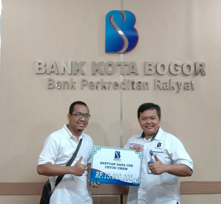 Salurkan Dana CSR, Perumda BPR Bank Kota Bogor Bantu UMKM