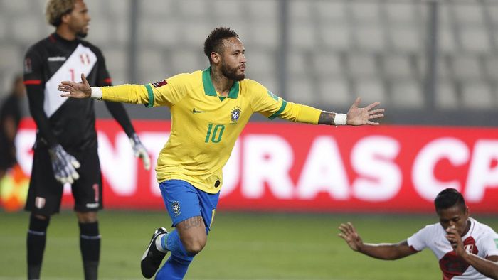 Hasil Kualifikasi Piala Dunia 2022: Neymar Hat-trick, Brasil Kalahkan Peru 4-2