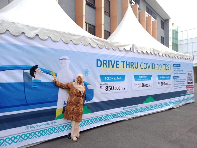 Bogor Senior Hospital Tawarkan Tes Covid-19 dengan Sistem Drive Thru