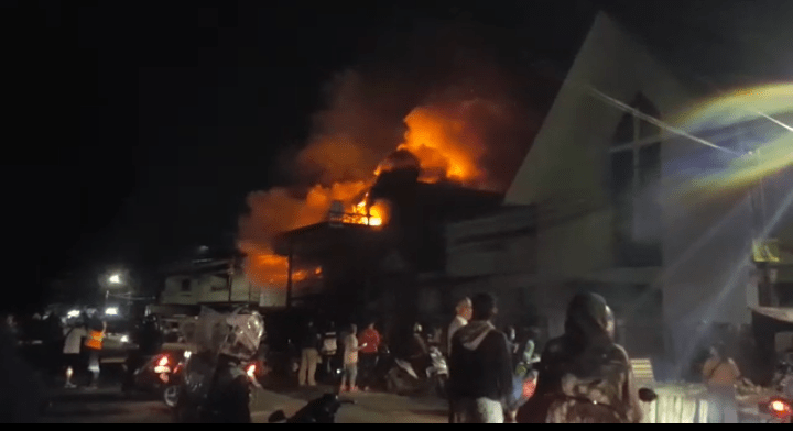 Kronologis Kebakaran Toko Inti Sari di Pasar Anyar Bogor
