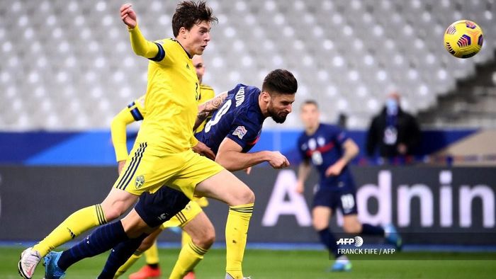 Prancis Vs Swedia: Brace Giroud Berhasil Membawa Les Bleus Menang 4-2