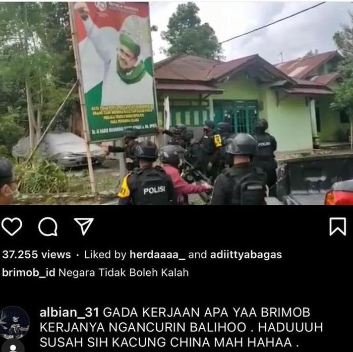 Polres Bogor Kota Tangkap Pria yang Sebut Brimob Kacung China