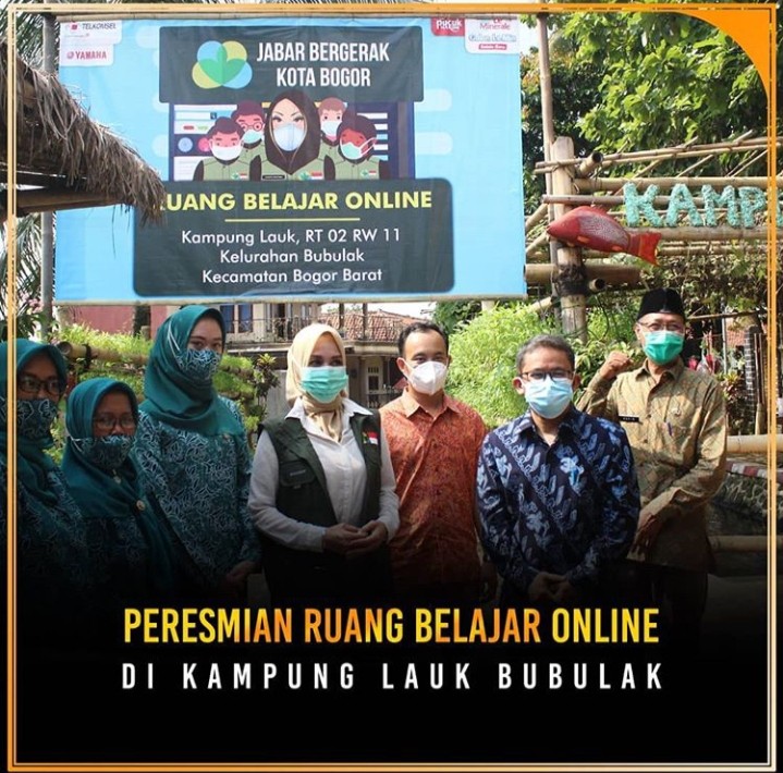 Jabar Bergerak Kota Bogor Launching Ruang Belajar Online Titik Ke 4