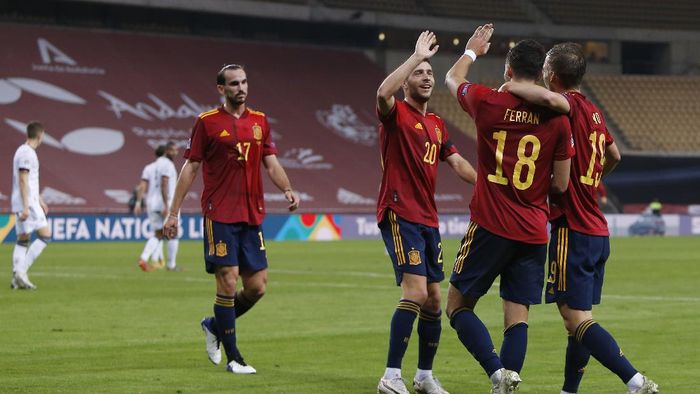 Spanyol Hajar Jerman 6-0 dan Melaju ke Semifinal UEFA Nations League