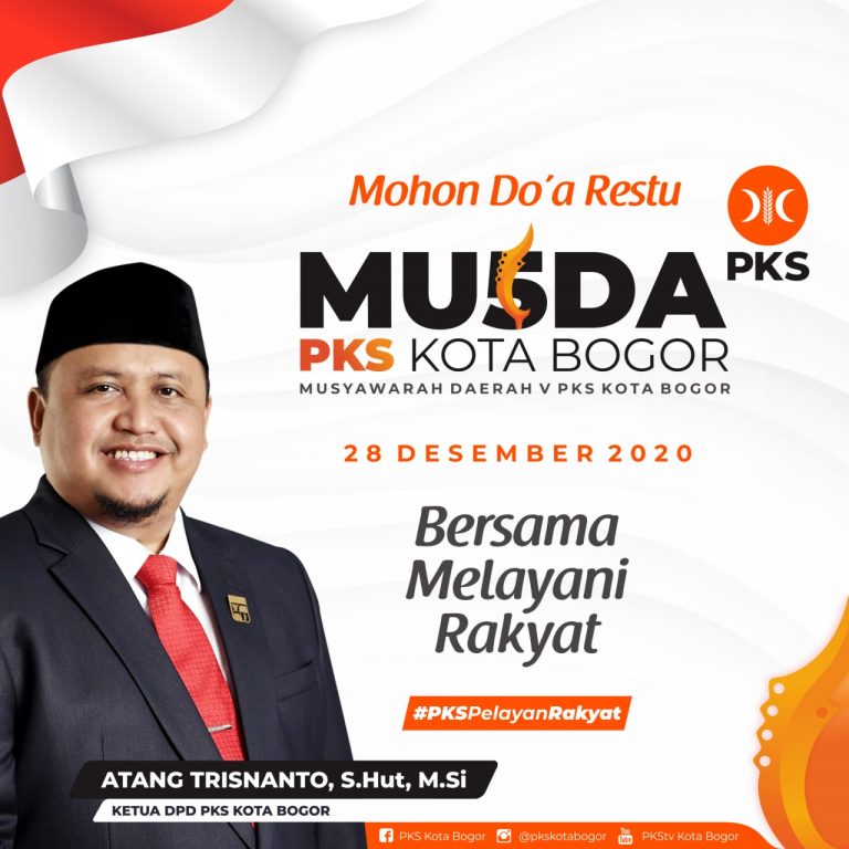 DPD PKS Kota Bogor Gelar Musda 28 Desember 2020