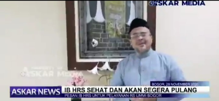 Video: Habib Rizieq Nyatakan Permintaan Pulang karena Sudah Segar