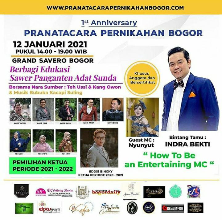 1st Anniversary Pranatacara Nikahan Bogor