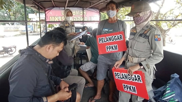 SatpolPP : Sehari 20 Orang Melanggar PPKM di Kota Bogor