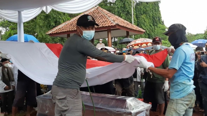 Begini Detik-detik Prosesi Pemakaman Kapten Afwan di Bogor