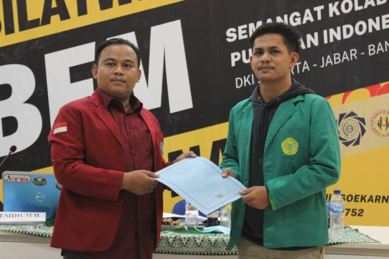 Ketua Presidium Nasional BEM PTM Zona III Ajak Mahasiswa Kawal Persoalan Bangsa