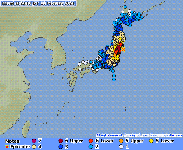 Jepang di Guncang Gempa 7,3 Magnitudo, 950.000 Rumah Mati Listrik