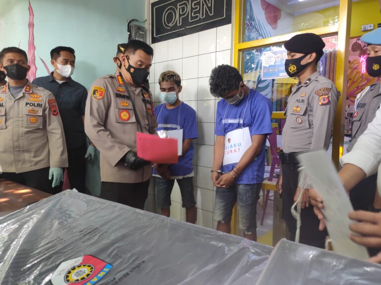 Kepergok Polisi, 2 Perampok Kopi Harra Bogor Pasrah Digiring ke Malpolres Bogor Kota