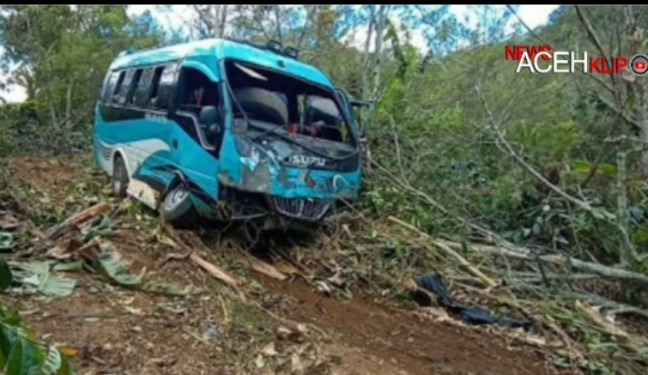 Begini Cerita Minibus Tewaskan 2 Terjun ke Jurang di Aceh