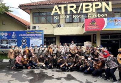 Kantor Pertanahan (Kantah) Kota Bogor Antar  Dua Pejabat Pindah Tugas