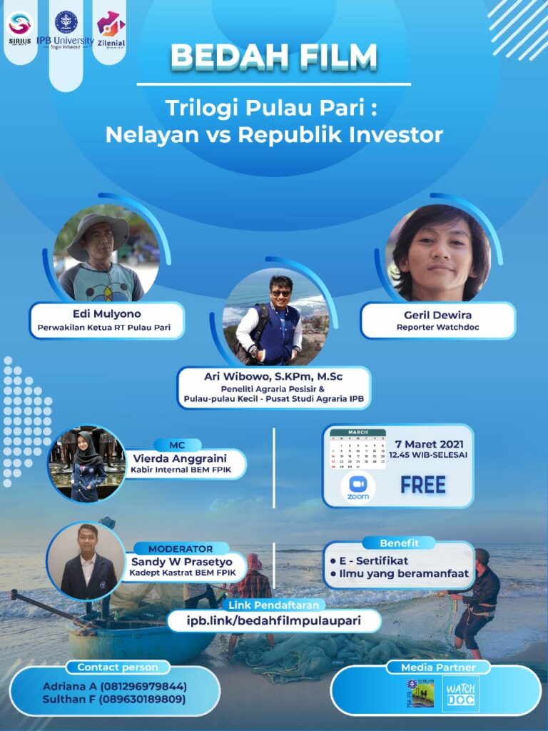 FPIK IPB Bedah Film Pulau Pari : Nelayan vs Republik Investor