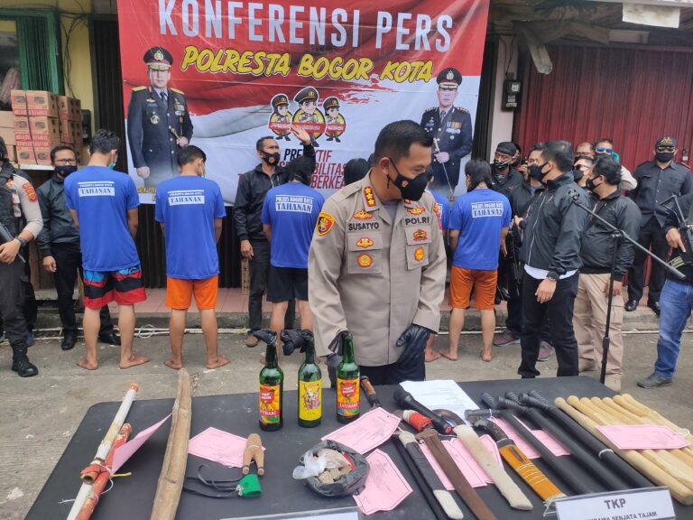 Coba Provokatori Kerusuhan Rusak Posko, 6 Anggota Ormas di Bogor Diringkus Polisi