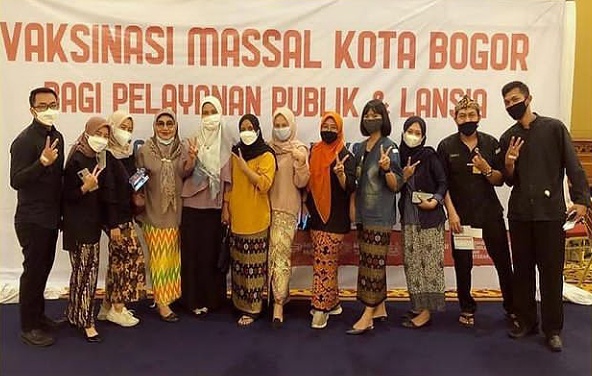 119 Pegawai BPN Kota Bogor Ikuti Vaksin Covid-19 Tahap 1