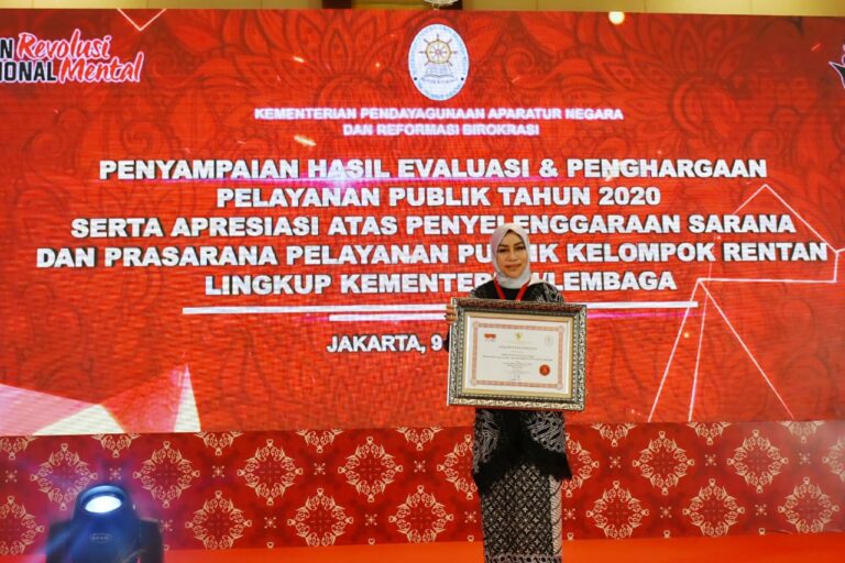 Kantah Kota Bogor Raih Penghargaan Pelayanan Publik dari PANRB RI