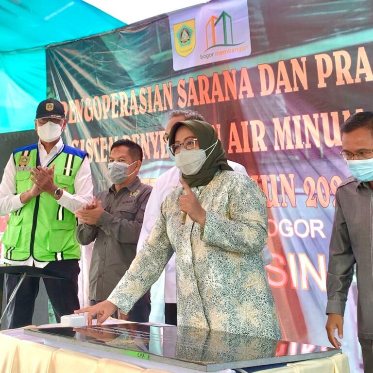Sering Kesulitan Air Bersih Sejak 2013, Bupati Bogor Dirikan WTP Di Kecamatan Tenjo