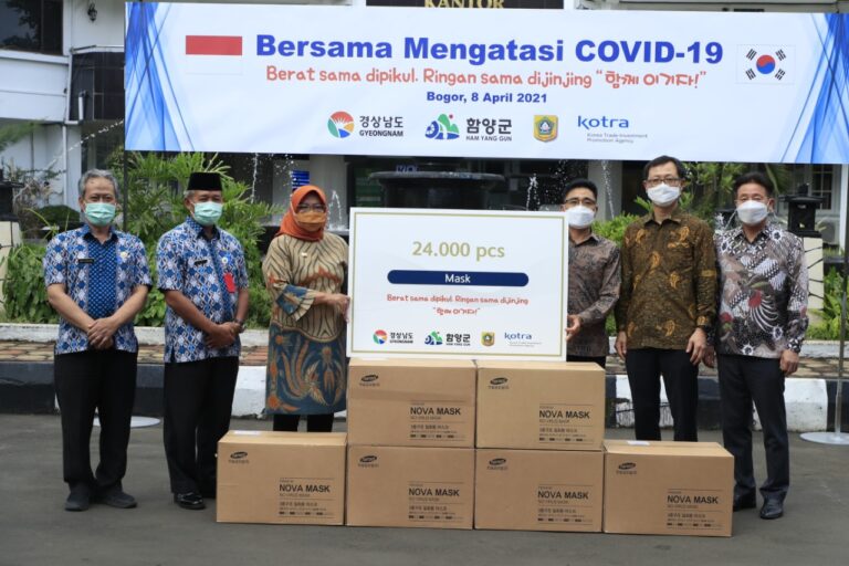 Kabupaten Bogor Dapat Bantuan 24 Ribu Masker dari Korea Selatan, Begini Respon Ade Yasin