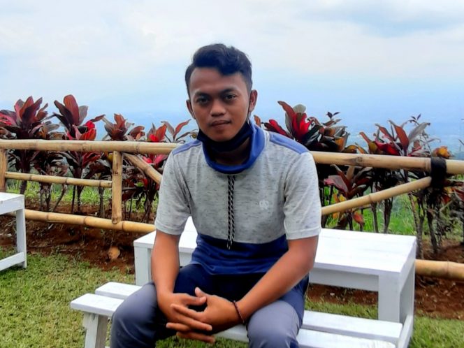 
 M Rizky pemuda dari Kecamatan Cijeruk Bogor. (Istimewa/Bogordaily.net)