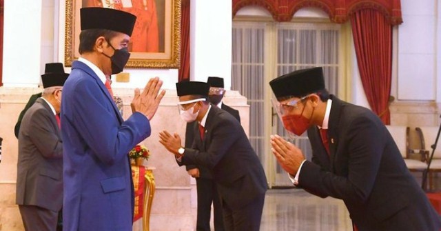 
 Jokowi Lakukan Reshuffle kabinet, Ini Susunan Terbaru Menteri Kabinet