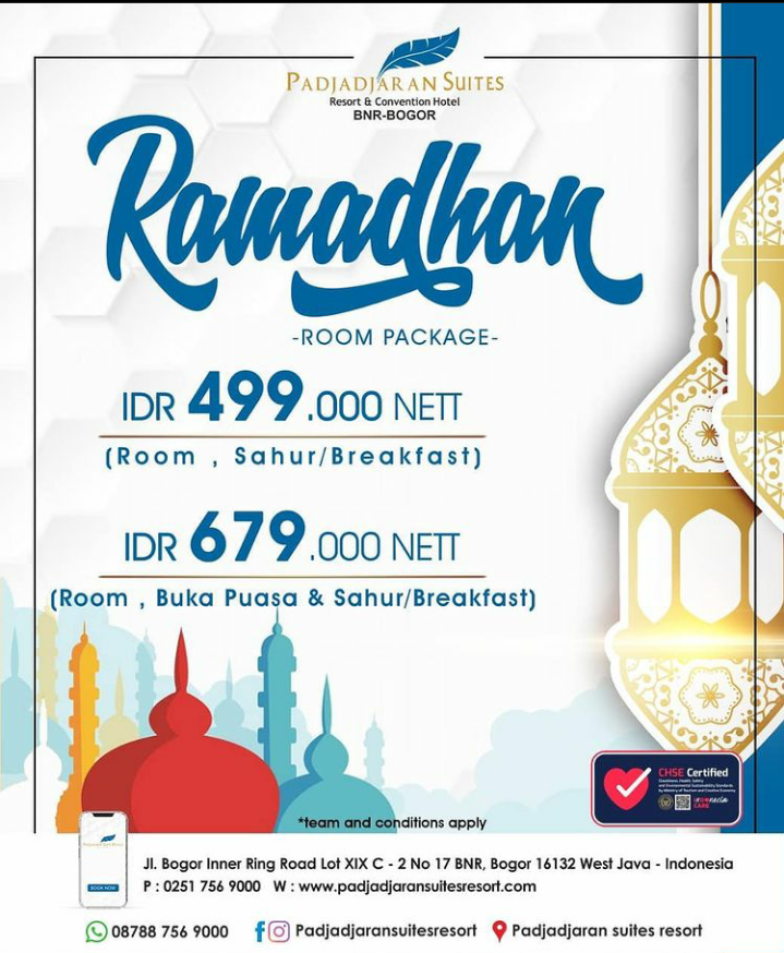 Sensasi Nginap Berbeda di Ramadhan Package Padjadjaran Suites