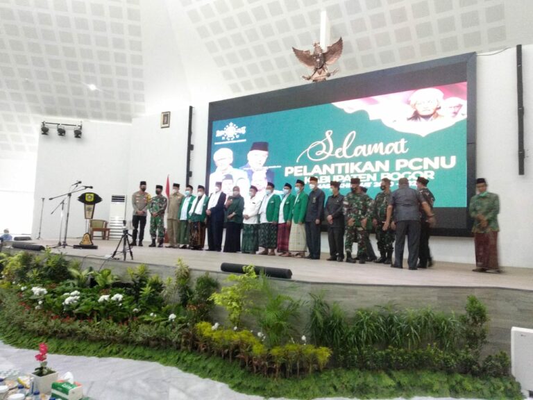 Pelantikan PCNU Kabupaten Bogor, KH Said Aqil Siradj Berikan Wejangan