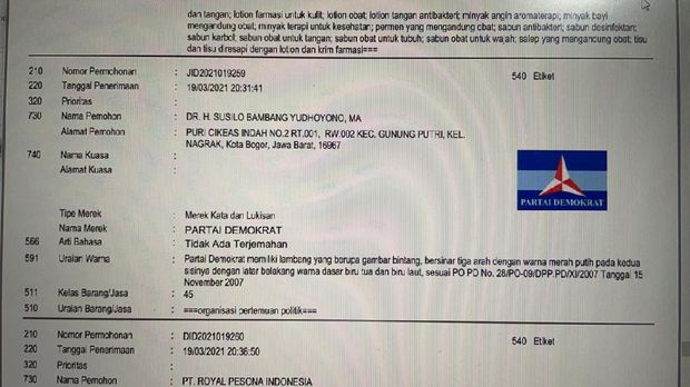 Ini Serangan Kubu Moeldoko ke AHY Atas Sikap SBY Daftarkan Partai Demokrat Atas Nama Pribadi