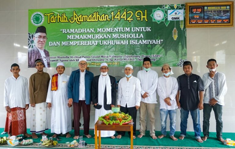 Jelang Ramadan, MUI Resmikan Musala Al-Jihad di Kampung Cina Bogor