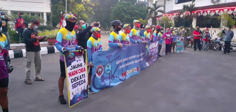 Pemkab Bogor Dukung Tim Sepeda Jabar Juara Dengan Kegiatan Talkshow Narkoba