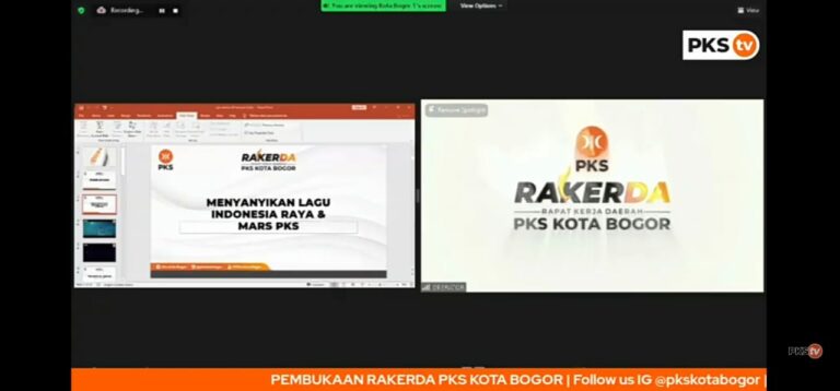 Pembukaan Rakerda PKS Kota Bogor, Gaungkan Prinsip Kebersamaan