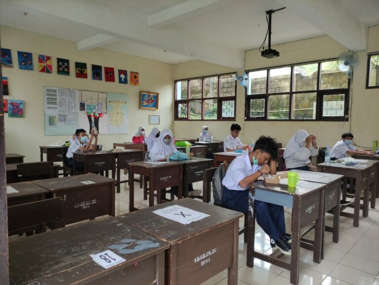 Pembiasaan Belajar di Era Pandemi, SMPN 6 Kota Bogor Lakukan Perdana Simulasi PTM