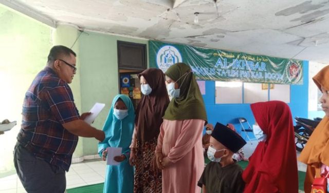 PWI Kabupaten Bogor Beri Santunan Kepada Anak Yatim