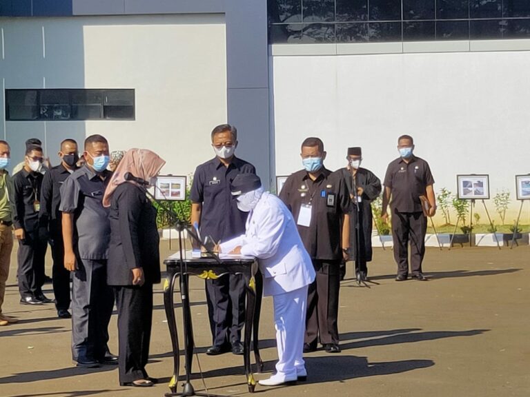 Momentum Pelantikan PAW Kades Singajaya, Kecamatan Jonggol