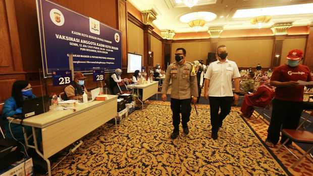 1.000 Pengusaha UMKM Kota Bogor Divaksin